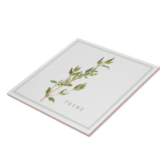FRISCHE THYME 6x6-Keramik-Datei (+text) Fliese (Seite)