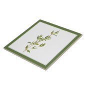 FRISCHE THYME 6x6-Keramik-Tile (-text) Grün Fliese (Seite)