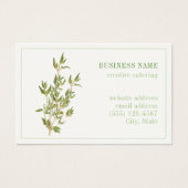 FRISCHE THYME Euro-Visitenkarte (Vorderseite)