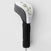 FRISCHE THYME Golf Driver Cover + Initial Headcover (angewinkelt)