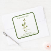 FRISCHE THYME Große Umschlag Aufkleber - Grün (Umschlag)
