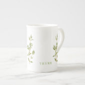 FRISCHE THYME Knochen China Tasse (Vorderseite Rechts)