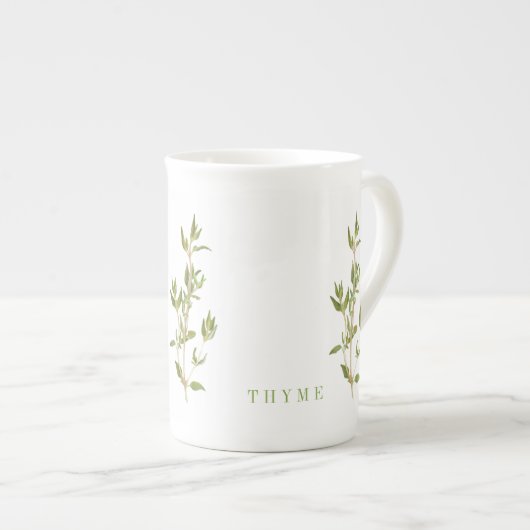 FRISCHE THYME Knochen China Tasse (Vorderseite Rechts)