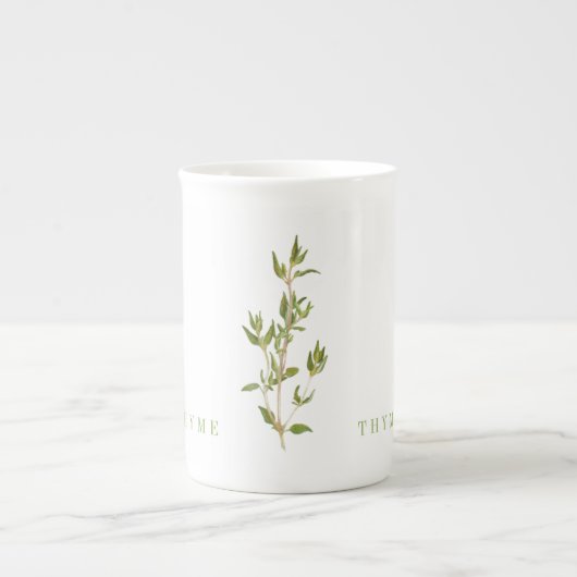 FRISCHE THYME Knochen China Tasse (Vorderseite)