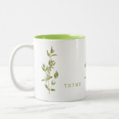 FRISCHE THYME Limone Zwei-Tonen-Tasse Zweifarbige Tasse (Links)