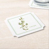 FRISCHE THYME Ticket Paper-Untersetzer (+text) Untersetzer (angewinkelt)