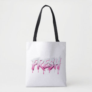 Frische tropfende rosa Graffiti-Tasche Tasche