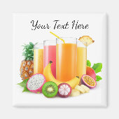 Frische tropische Säfte Magnet (Vorne)