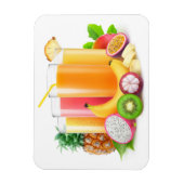 Frische tropische Säfte Magnet (Vertikal)