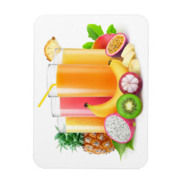 Frische tropische Säfte Magnet