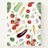 Frische und gesunde Rezepte Notizblock (Rückseite)