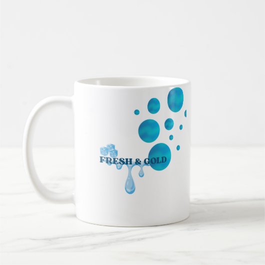 frische und kalte Tasse (Links)