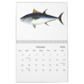 Frische und Salzwasserfisch-Kalender Kalender (Feb 2026)