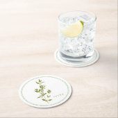 FRISCHE Untersetzer mit THYME Round Paper (+text) (Vor Ort)