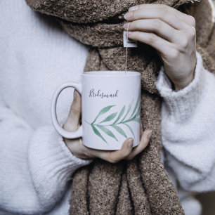 Frische Vegetation Moderne Aquädukte Kaffeetasse