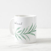 Frische Vegetation Moderne Aquädukte Kaffeetasse (Vorderseite Links)