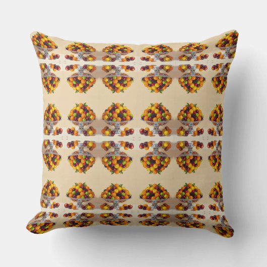 „Frische Vielfalt – Die Kraft des Obstes“ Kissen (Vorderseite)