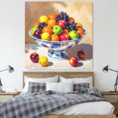 „Frische Vielfalt – Die Kraft des Obstes“ Leinwanddruck (Insitu (Schlafzimmer))