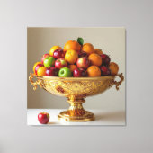 „Frische Vielfalt – Die Kraft des Obstes“ Leinwanddruck (Vorderseite)