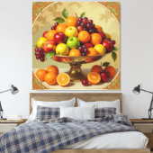 „Frische Vielfalt – Die Kraft des Obstes“ Leinwanddruck (Insitu (Schlafzimmer))