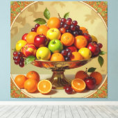 „Frische Vielfalt – Die Kraft des Obstes“ Leinwanddruck (Insitu (Holzboden))