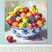 „Frische Vielfalt – Die Kraft des Obstes“ Leinwanddruck (Insitu (Holzboden))