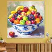 „Frische Vielfalt – Die Kraft des Obstes“ Leinwanddruck (Insitu (Wohnzimmer))