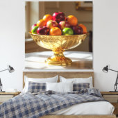 „Frische Vielfalt – Die Kraft des Obstes“ Leinwanddruck (Insitu (Schlafzimmer))