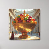 „Frische Vielfalt – Die Kraft des Obstes“ Leinwanddruck (Vorderseite)