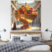 „Frische Vielfalt – Die Kraft des Obstes“ Leinwanddruck (Insitu (Schlafzimmer))