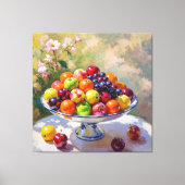 „Frische Vielfalt – Die Kraft des Obstes“ Leinwanddruck (Vorderseite)