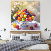 „Frische Vielfalt – Die Kraft des Obstes“ Leinwanddruck (Insitu (Schlafzimmer))