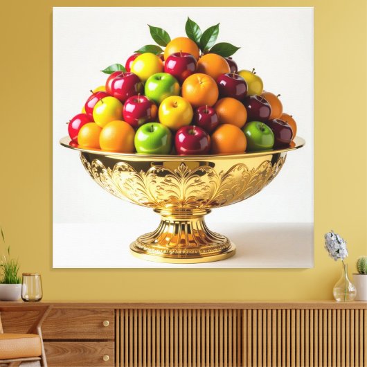 „Frische Vielfalt – Die Kraft des Obstes“ Leinwanddruck (Insitu (Wohnzimmer))