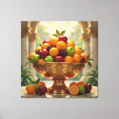 „Frische Vielfalt – Die Kraft des Obstes“ Leinwanddruck (Vorderseite)