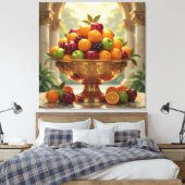 „Frische Vielfalt – Die Kraft des Obstes“ Leinwanddruck (Insitu (Schlafzimmer))