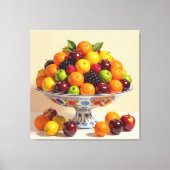 „Frische Vielfalt – Die Kraft des Obstes“ Leinwanddruck (Vorderseite)