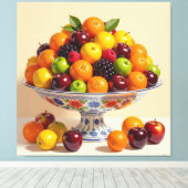 „Frische Vielfalt – Die Kraft des Obstes“ Leinwanddruck (Insitu (Holzboden))