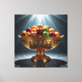 „Frische Vielfalt – Die Kraft des Obstes“ Leinwanddruck (Vorderseite)