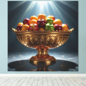 „Frische Vielfalt – Die Kraft des Obstes“ Leinwanddruck (Insitu (Holzboden))