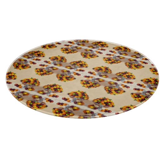 „Frische Vielfalt – Die Kraft des Obstes“ Schneidebrett (Ecke)