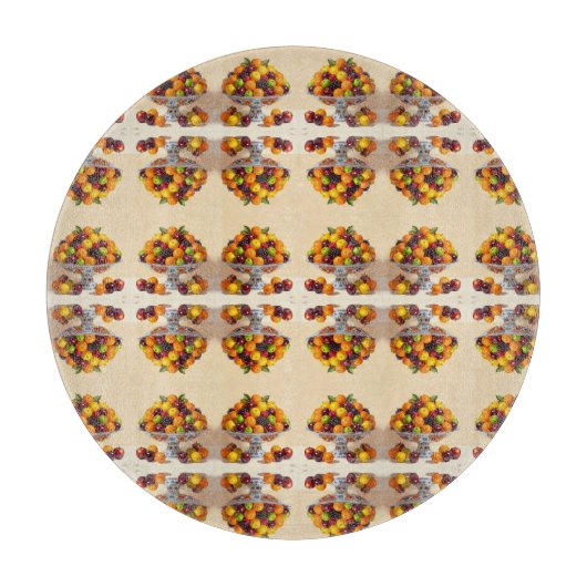 „Frische Vielfalt – Die Kraft des Obstes“ Schneidebrett (Vorderseite)