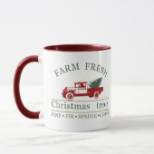 Frische Vintage LKW-Kiefern Tasse (Links)