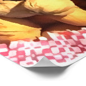 Frische Walnüsse Hyperrealistische Malerei Poster (Ecke)