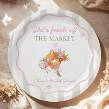Frische Ware vom Markt Rosa Grüne Hochzeitsdusche