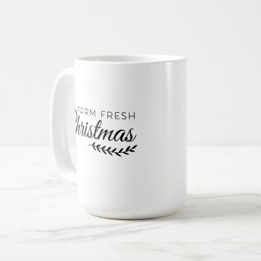 Frische Weihnachtskaffee Tasse (Vorderseite Links)