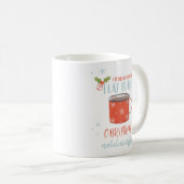 Frische weiße Kaffeeliebhaber Weihnachten Kaffeetasse (VorderseiteRechts)