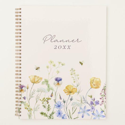 frische Wildblumen, Planer (Vorderseite)