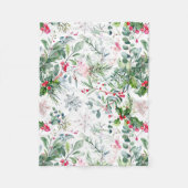 frische Winterfrüchte Fleecedecke (Vorderseite)