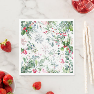 frische Winterfrüchte Serviette