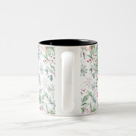 frische Winterfrüchte Zweifarbige Tasse (Henkel)